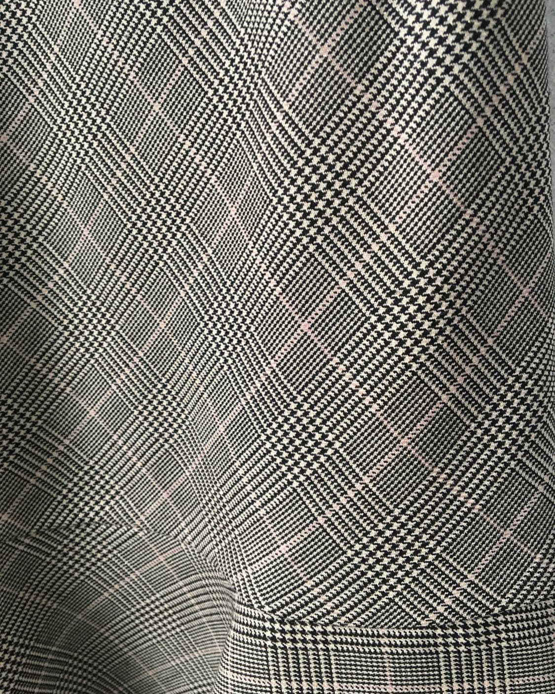 Check pattern wrap skirt 상품이미지4