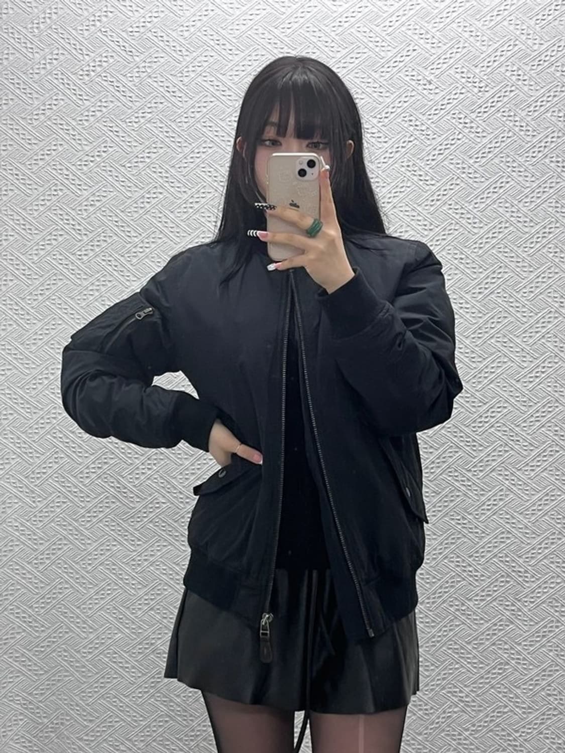 칼하트 빈티지 스트릿 펑크 힙 항공점퍼 봄버 자켓 S C10291 상품이미지1