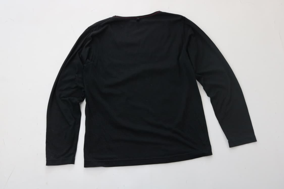 SPINASH 스피나쉬 펑크 그래피티 핑크 타탄 체크 롱슬리브 티셔츠 상품이미지5