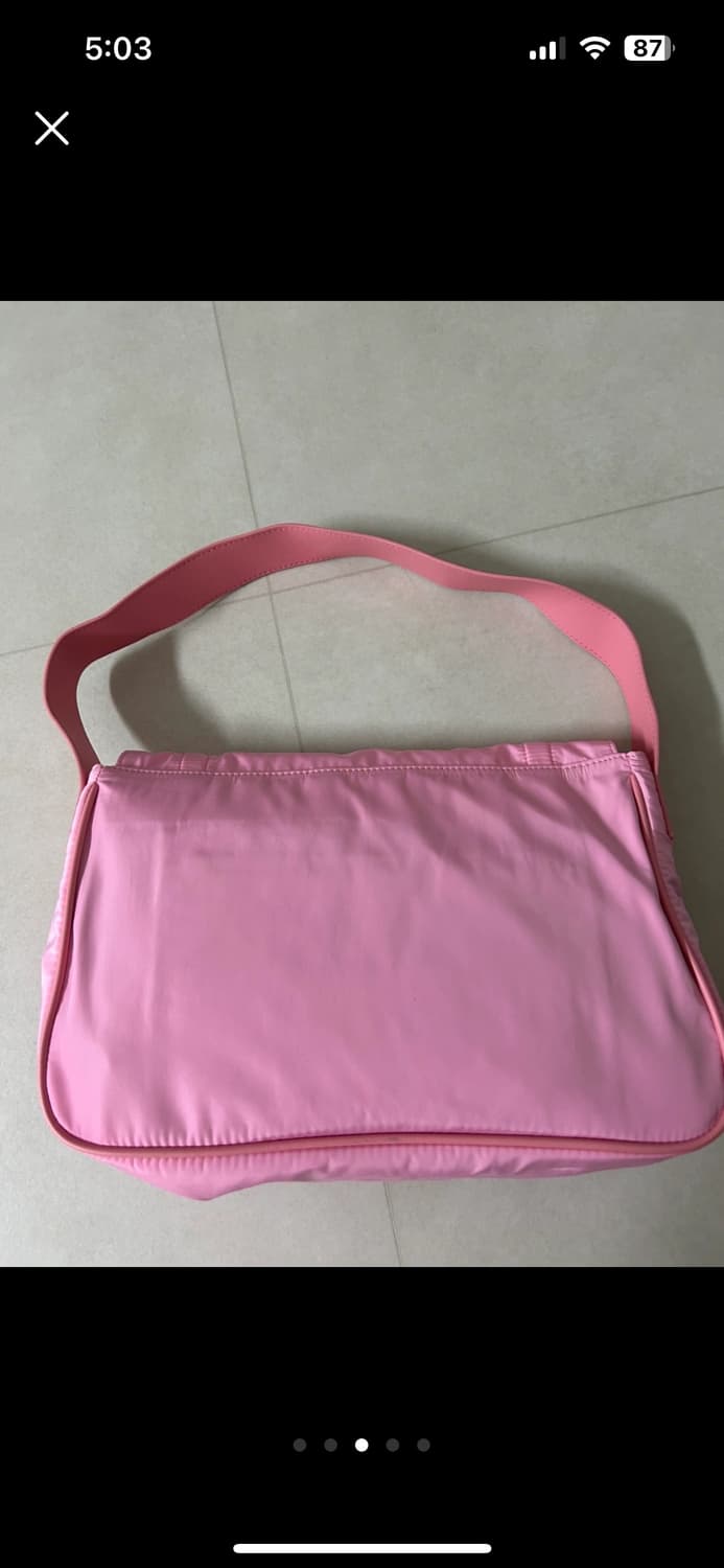 마뗑킴 버클 숄더백 핑크 상품이미지3