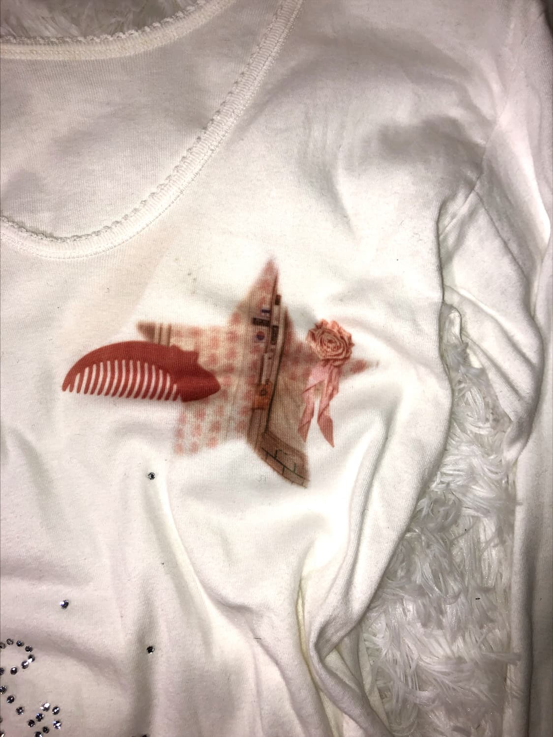 ribbon pink cubic top 상품이미지2