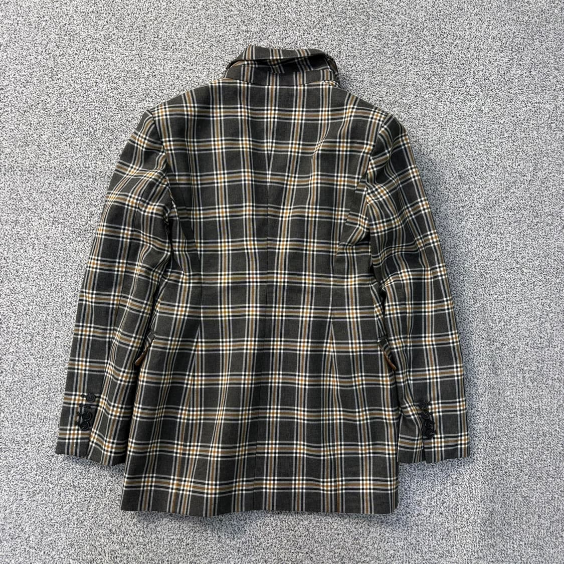 S 플라스틱아일랜드 여성 체크 자켓 0401J 상품이미지3