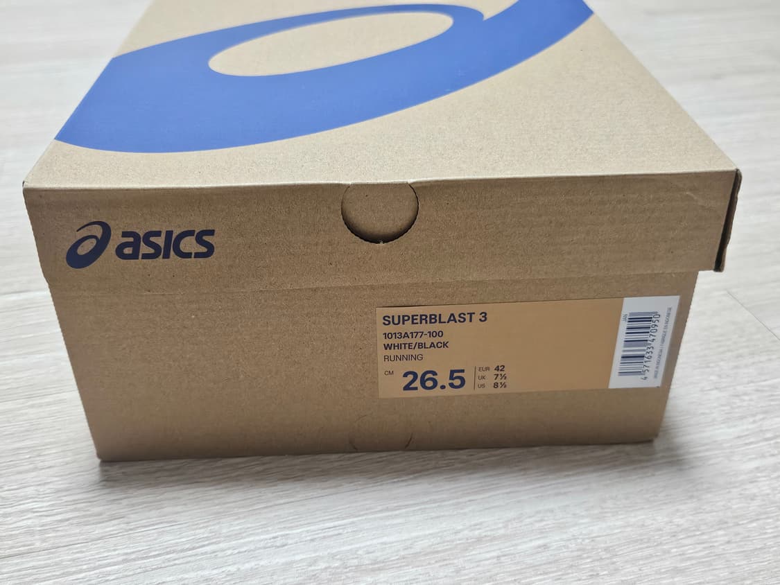 아식스 슈퍼블라스트 3 화이트 블랙 상품이미지1