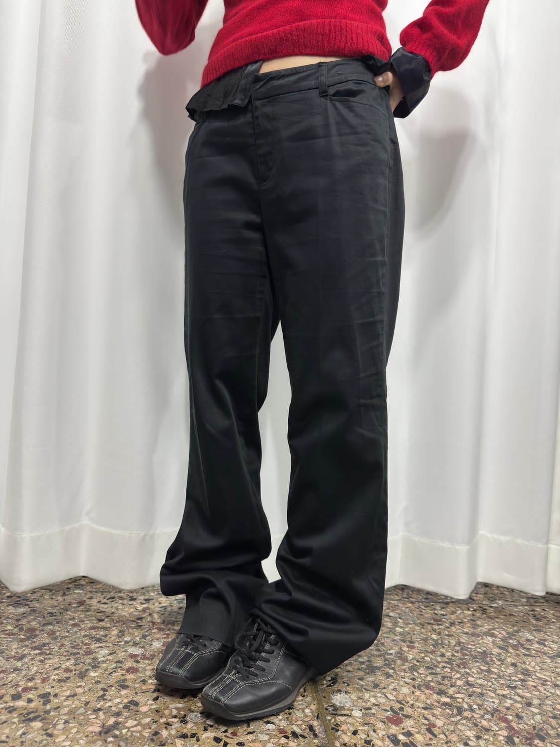 ofuon black slacks 상품이미지3
