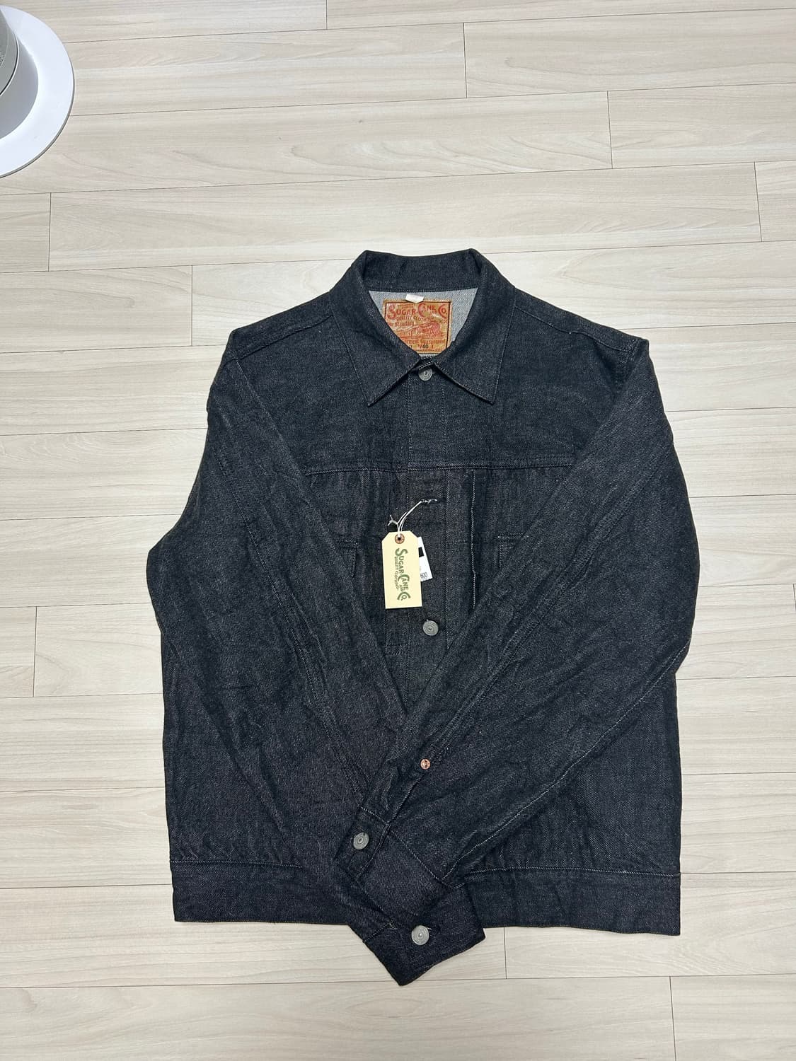 [40] 슈가케인 1953 데님자켓 블랙 팝니다. 상품이미지1