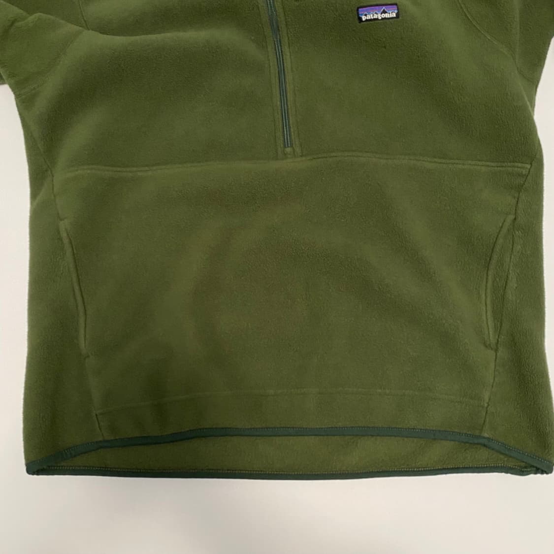 파타고니아 마이크로디니 1/4 집업 플리스 올리브 멕시코 상품이미지4