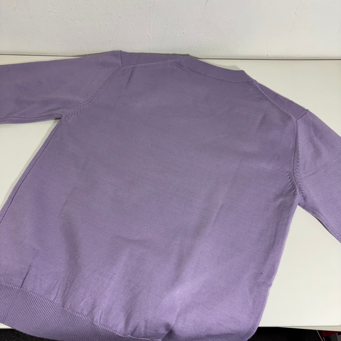 M THEY 퍼플 라운드니트 상품이미지3