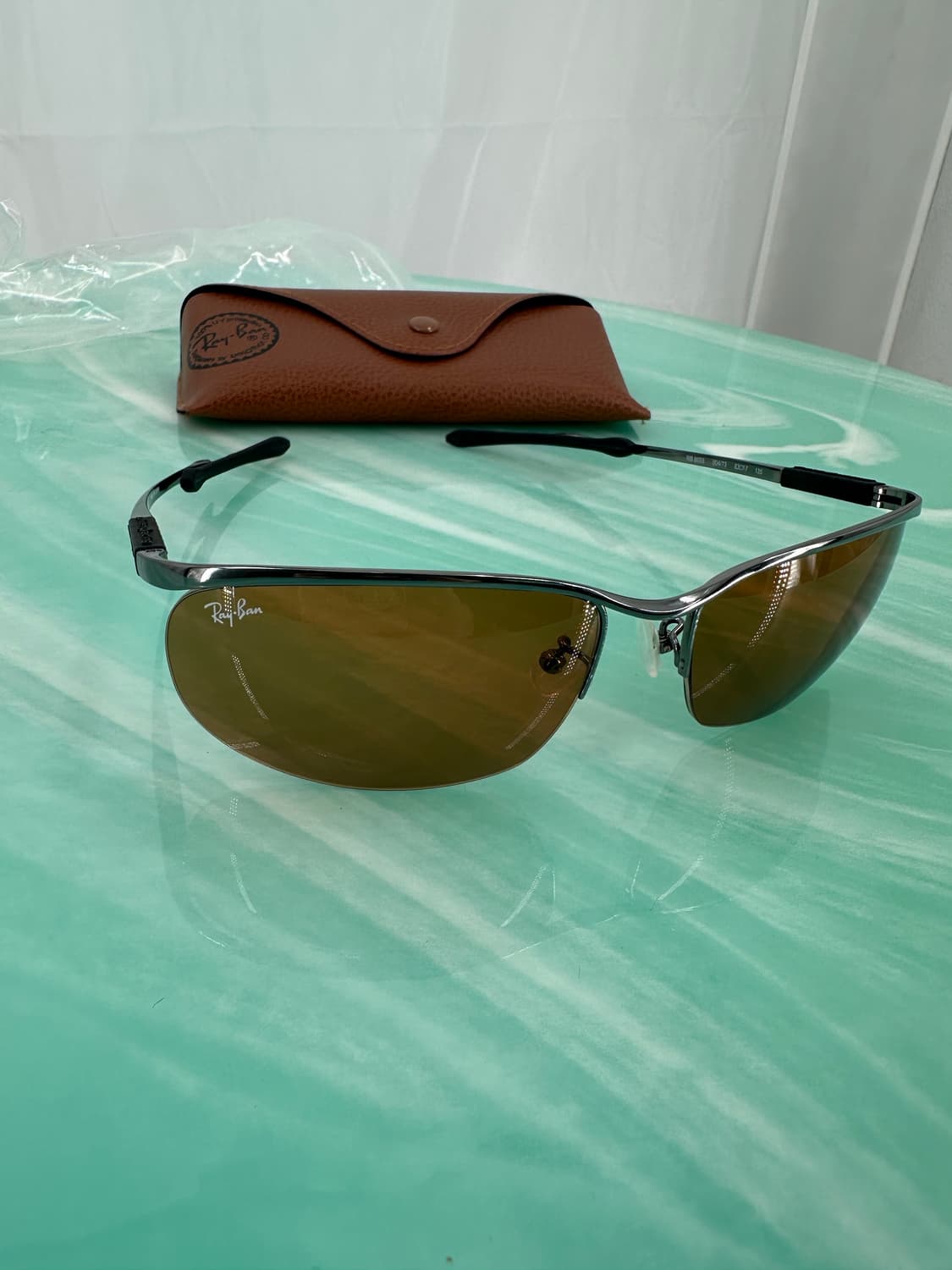 [새상품 무료배송] 화이텐 콜라보 레이밴 러닝, 레이싱 용도 선글라스 상품이미지1