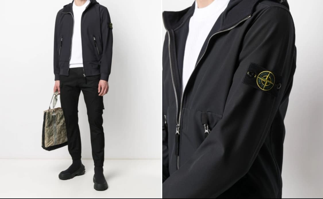 스톤아일랜드 소프트쉘 후드자켓 급처 상품이미지3