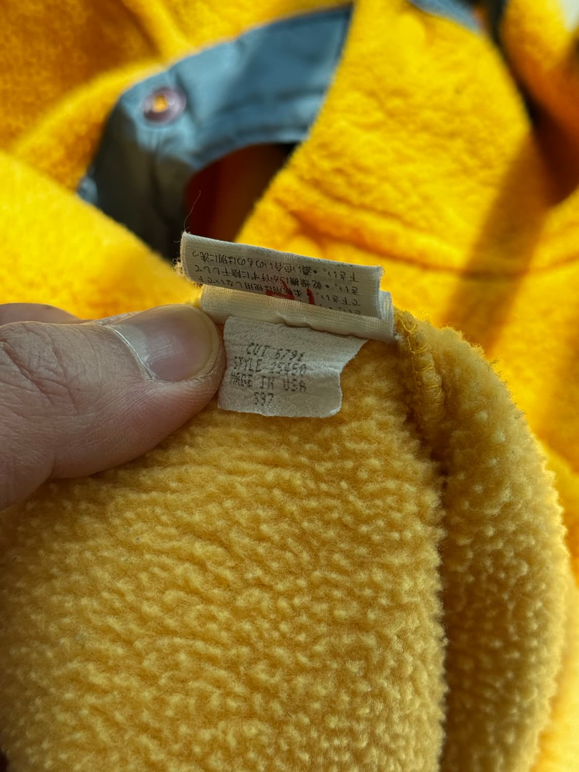 파타고니아 USA 신칠라 스냅티 옐로우 L 상품이미지8