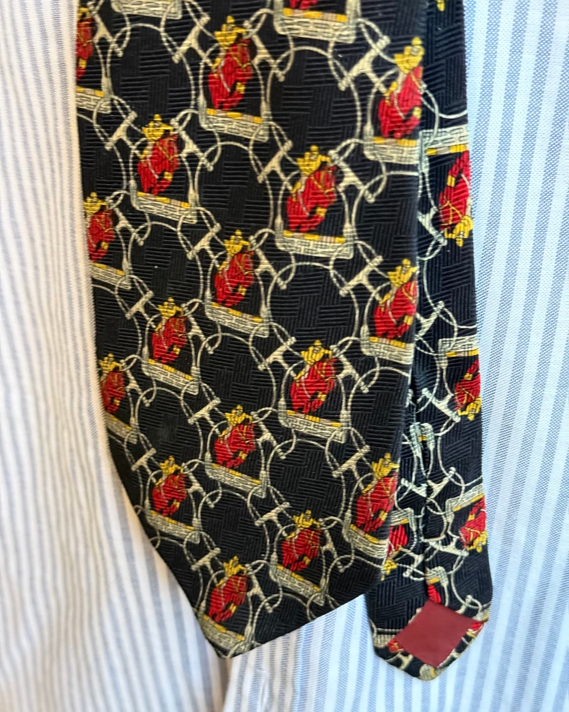 Relae 폴로 패턴 실크 타이 상품이미지8