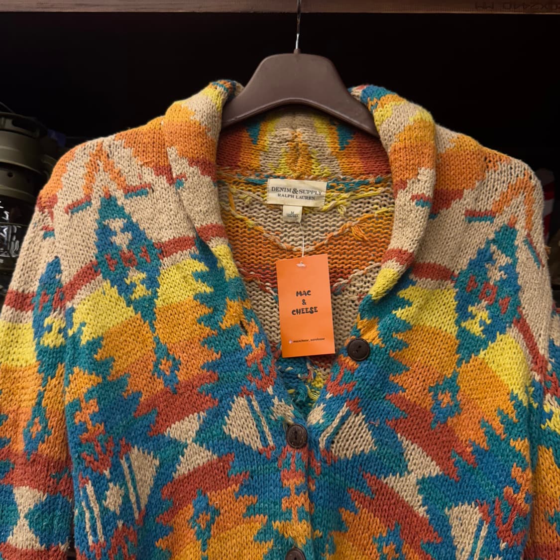 00s 데님앤서플라이 by 랄프로렌 네이티브 숄카라 가디건 N41 상품이미지3