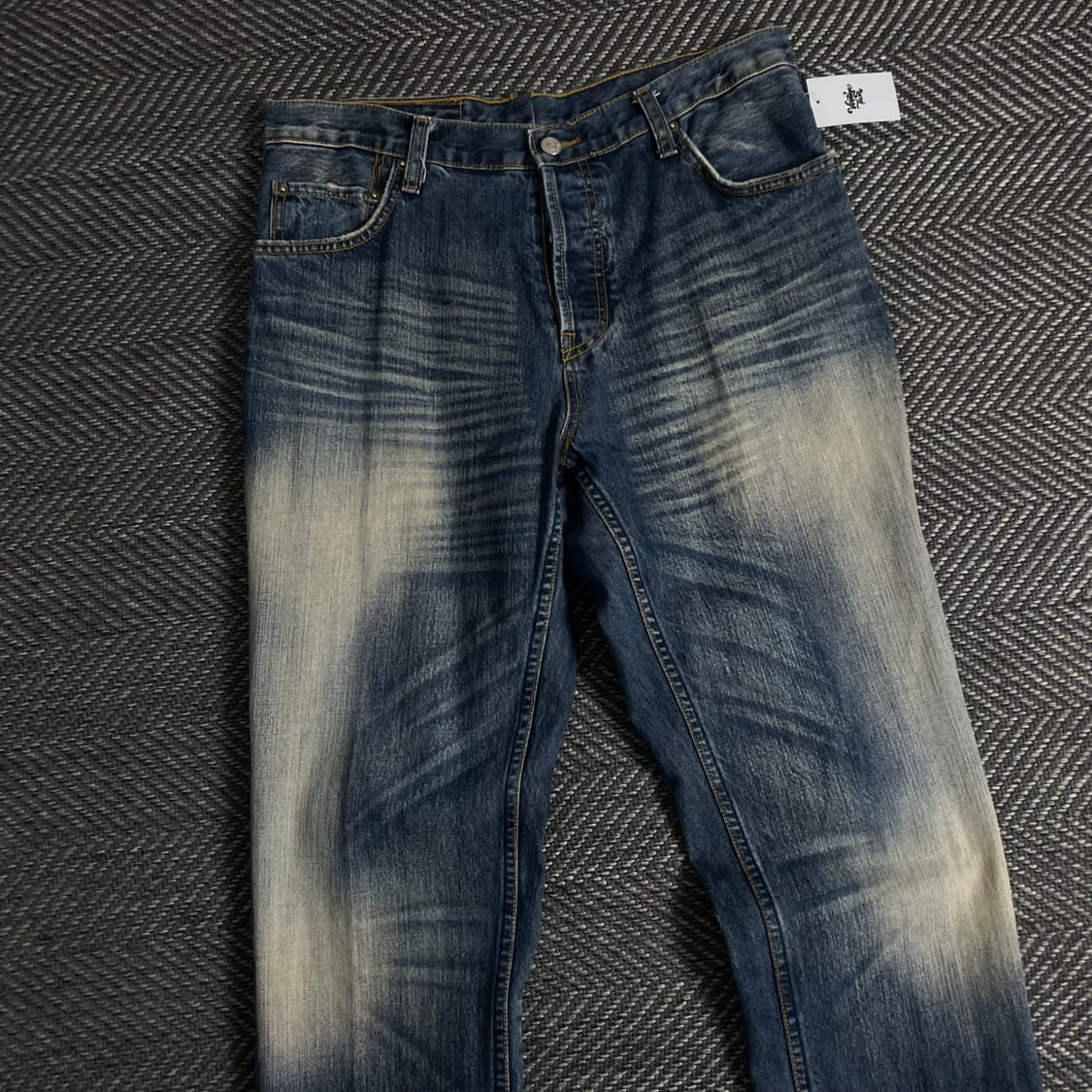 리바이스 501 워싱 데님 레귤러 팬츠o 3445 상품이미지3