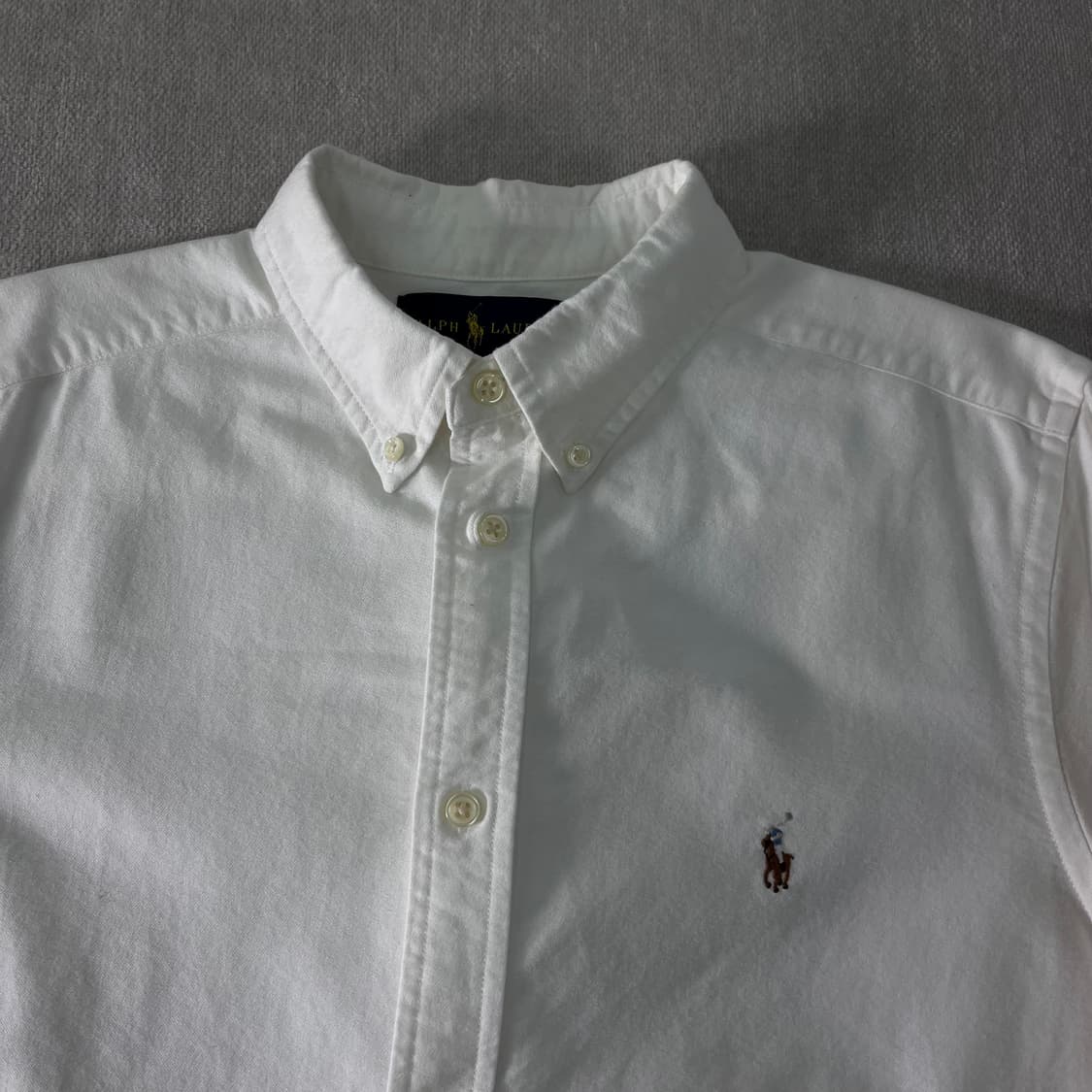 100 폴로랄프로렌 코튼 화이트 셔츠 상품이미지2