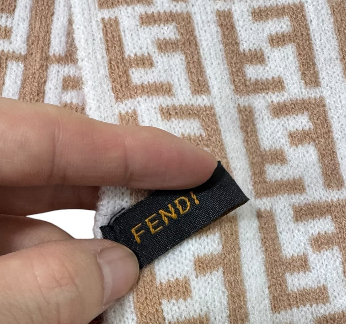 정품 펜디 쥬카 양면 캐시미어 머플러 상품이미지4