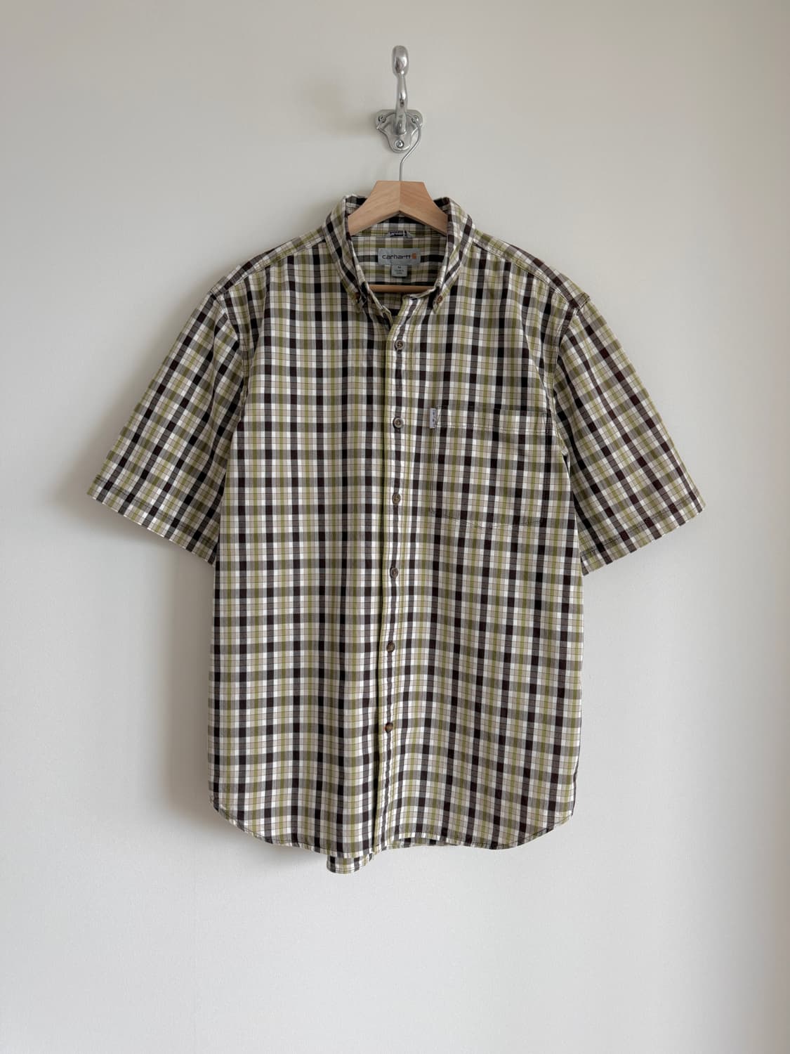 칼하트(Carhartt) 체크 반팔 셔츠 상품이미지1