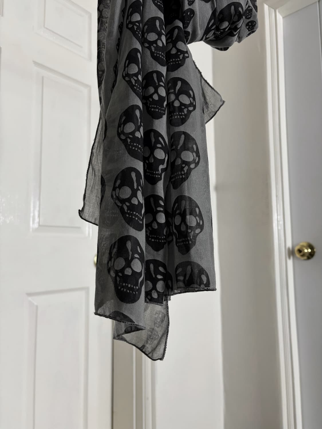 스컬 롱 스카프 펑크 상품이미지2