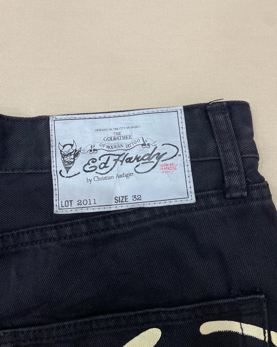 에드하디 by. 크리스챤 오드기어 올드스쿨 코튼 팬츠 상품이미지7