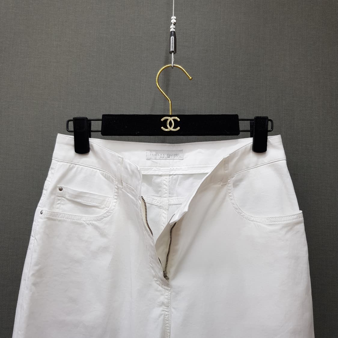 파비아나필리피 코튼 스트레이트 팬츠 64-86사이즈 상품이미지2