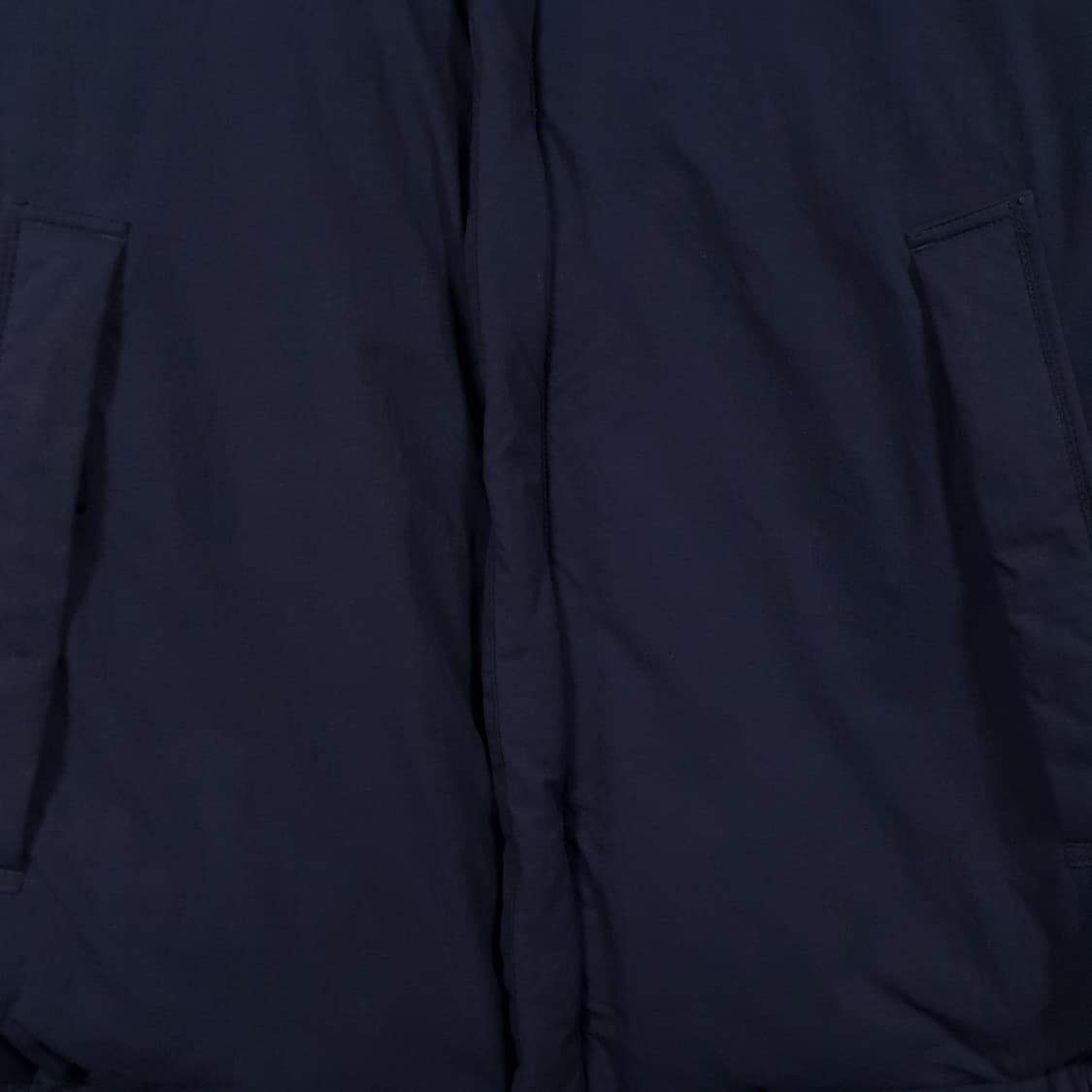 실측 2XL) 90s 듀테로 신형 21FW 퍼스트 구스다운 패딩 네이비 상품이미지5