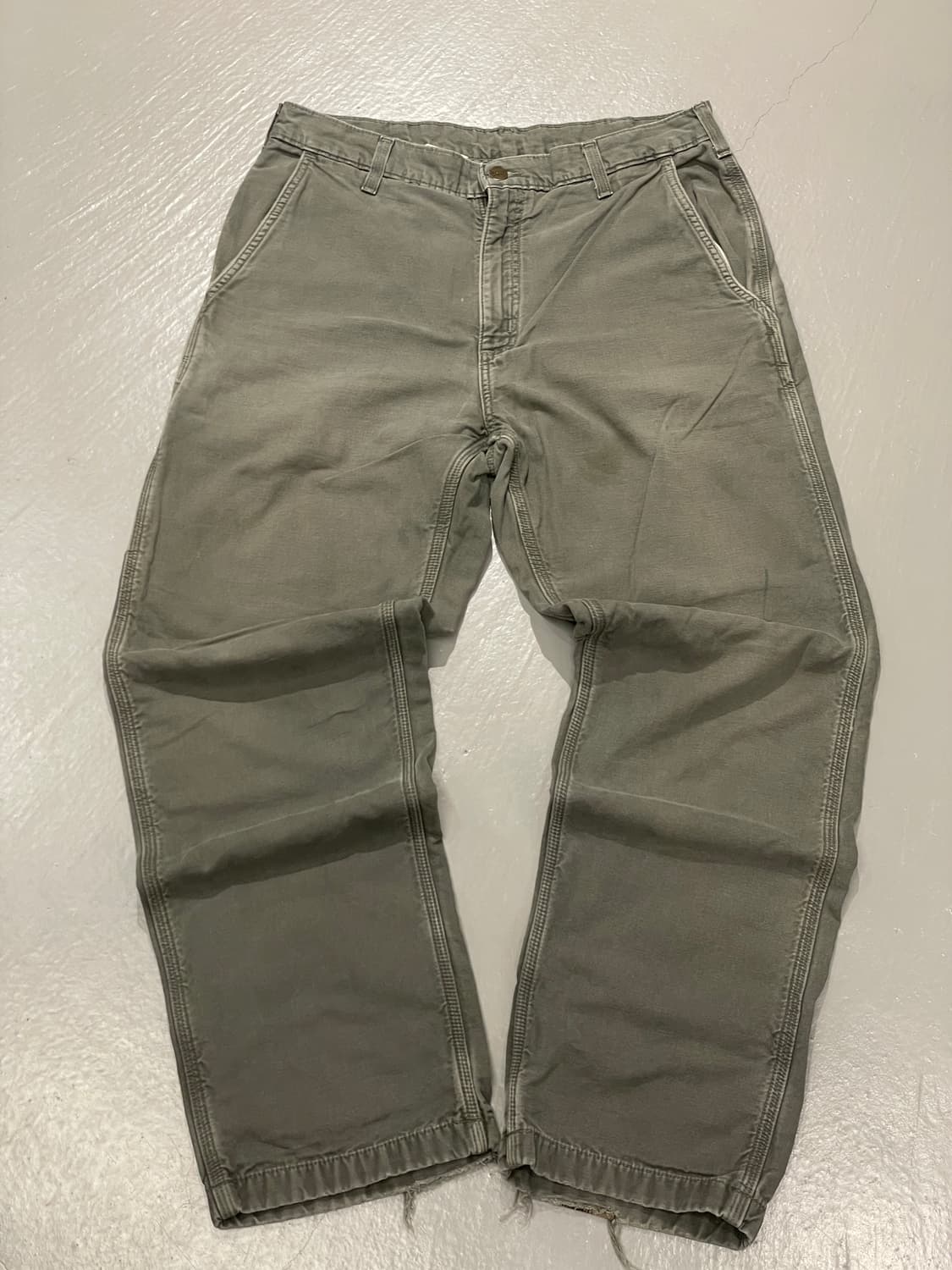 칼하트 카펜더 팬츠 (카키 그레이)   상품이미지5