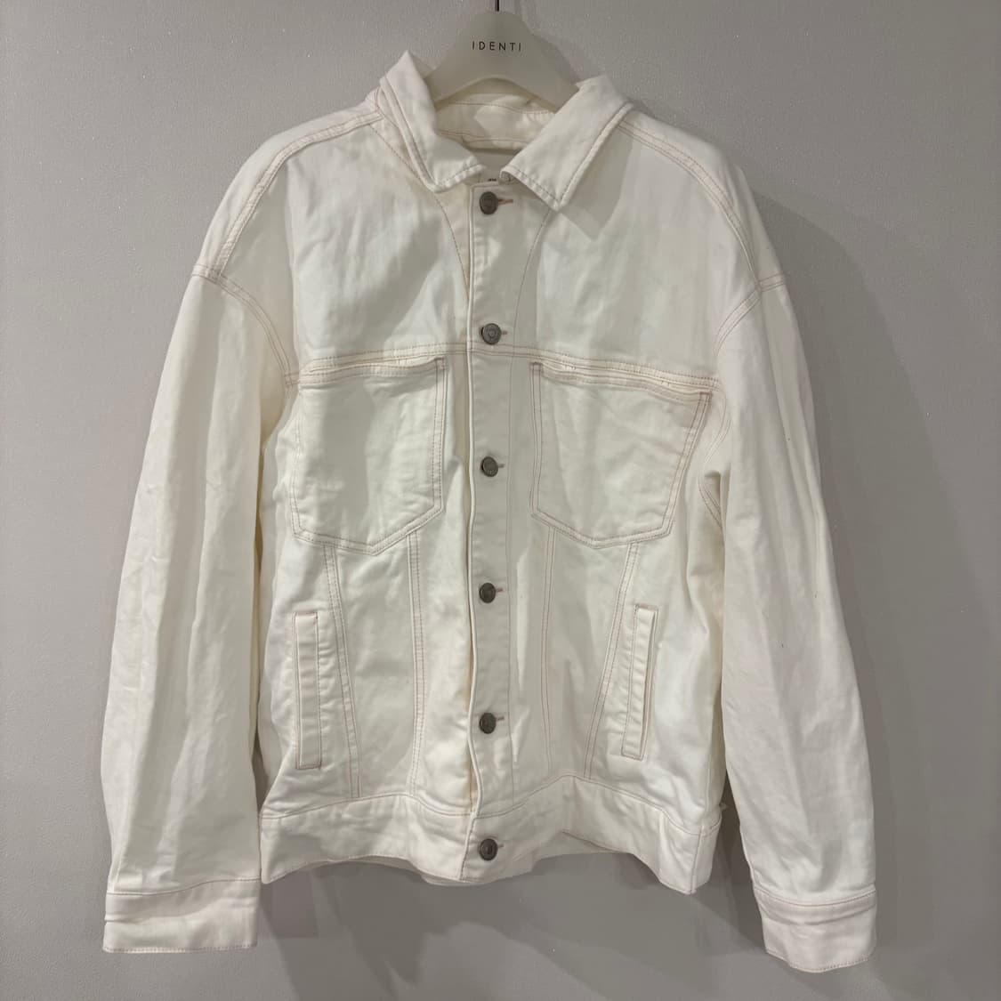 안다르 화이트 데님 자켓 상품이미지1