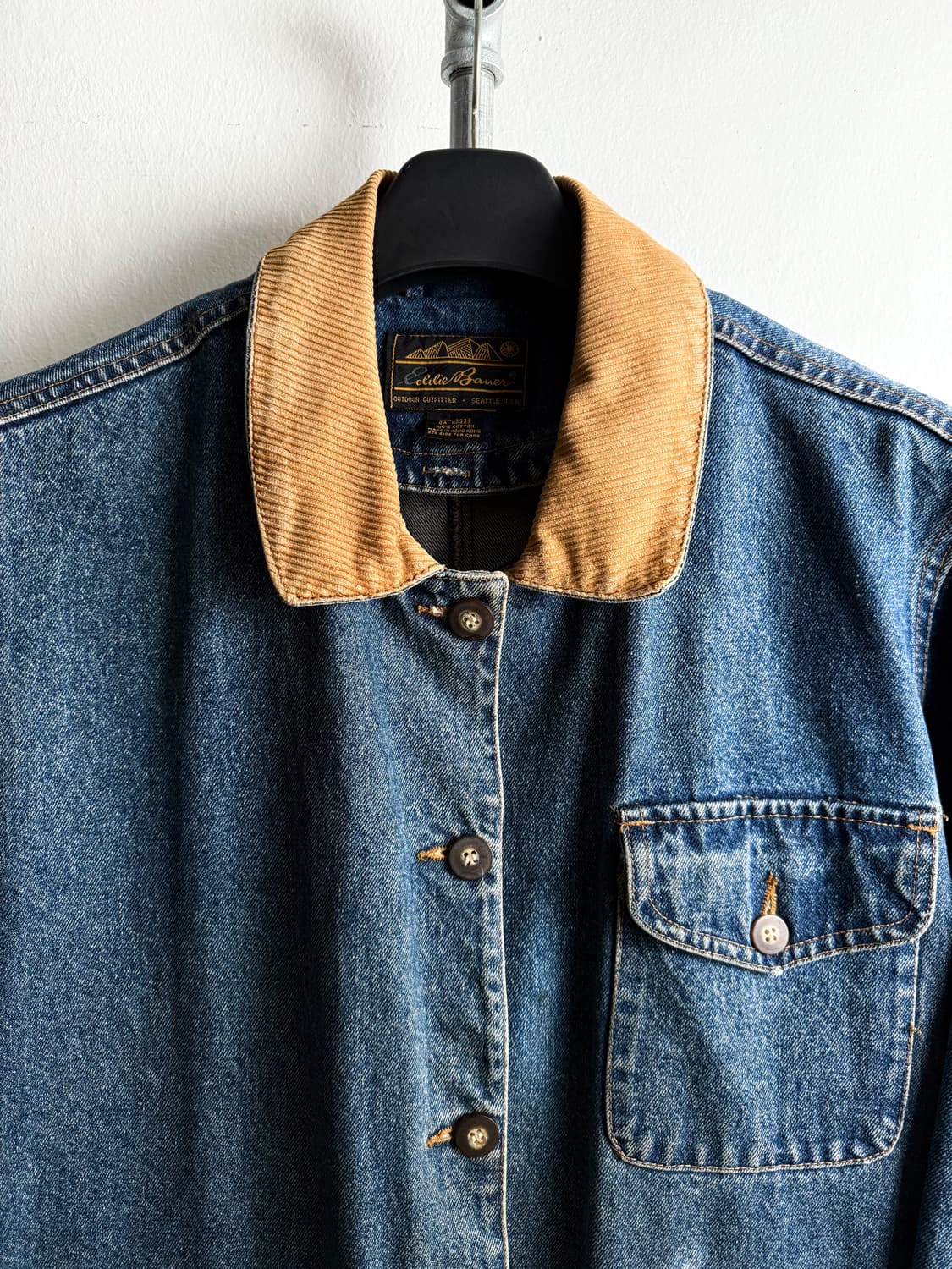 Eddie Bauer Corduroy Collar Denim Jacket 상품이미지2