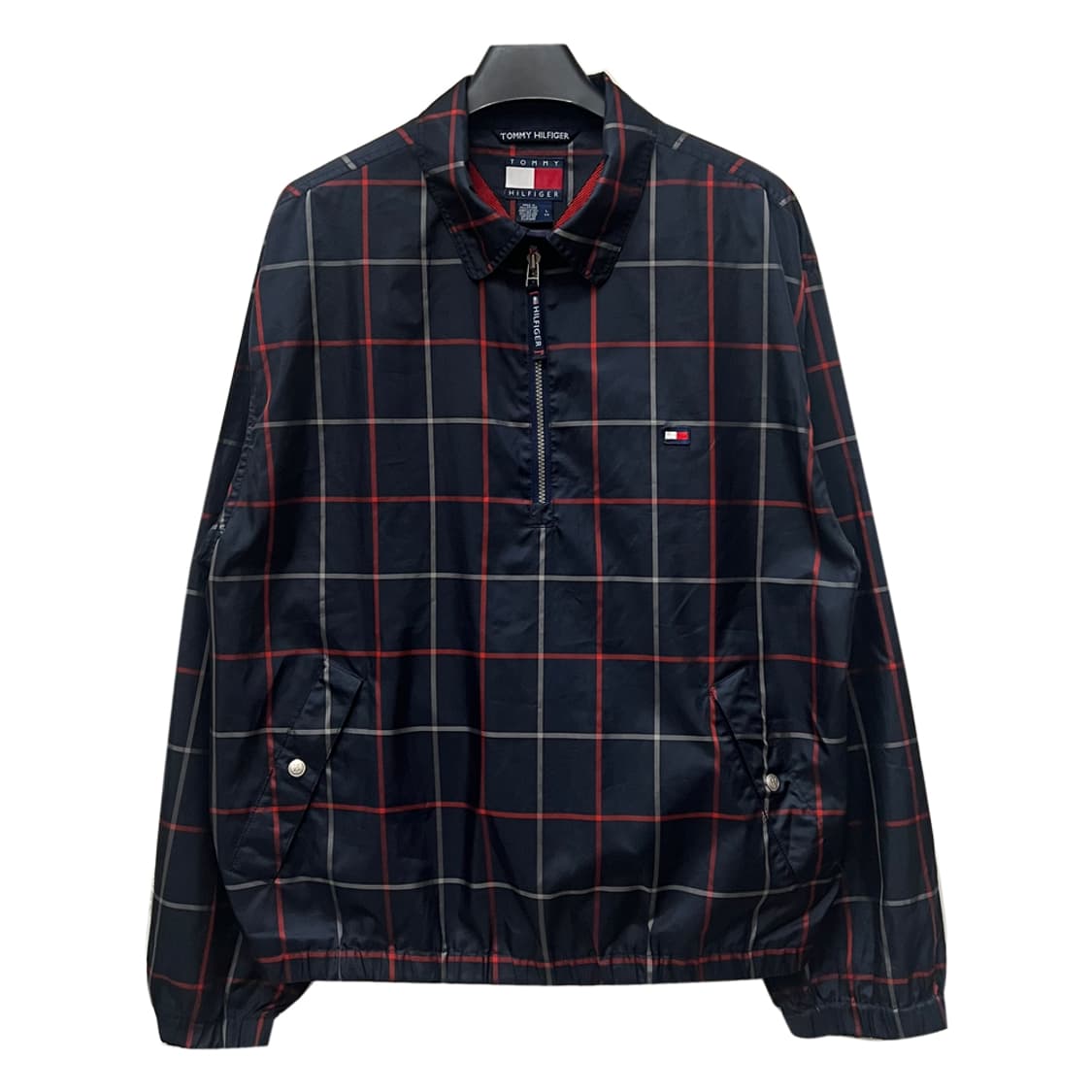90s 타미힐피거 하프집업 해링턴 풀오버 바람막이 자켓 해외 L 상품이미지1