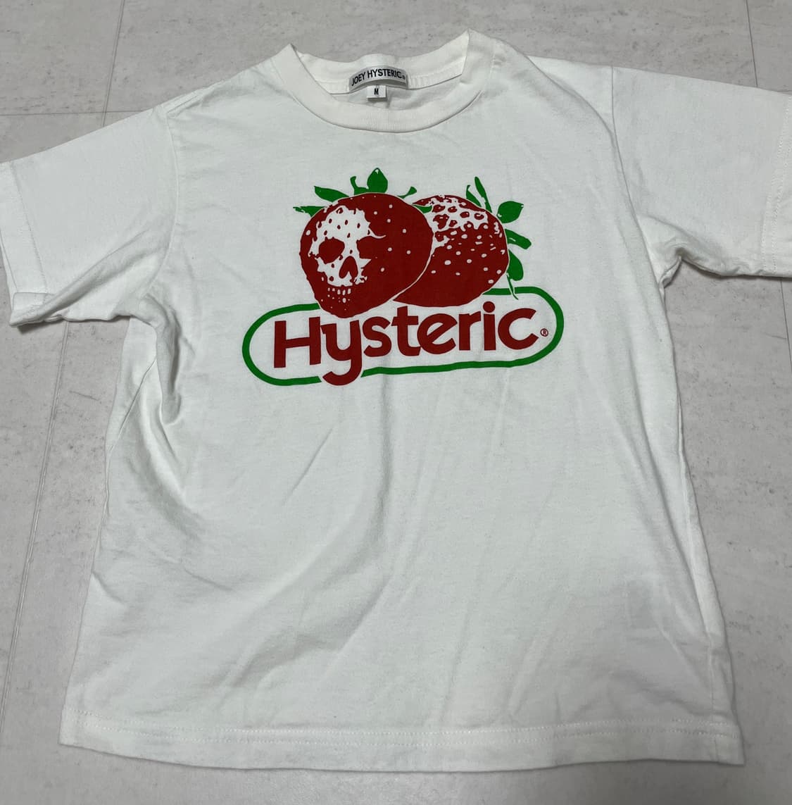 Hysteric glamour T-shirt 히스테릭글래머 해골딸기 상품이미지1