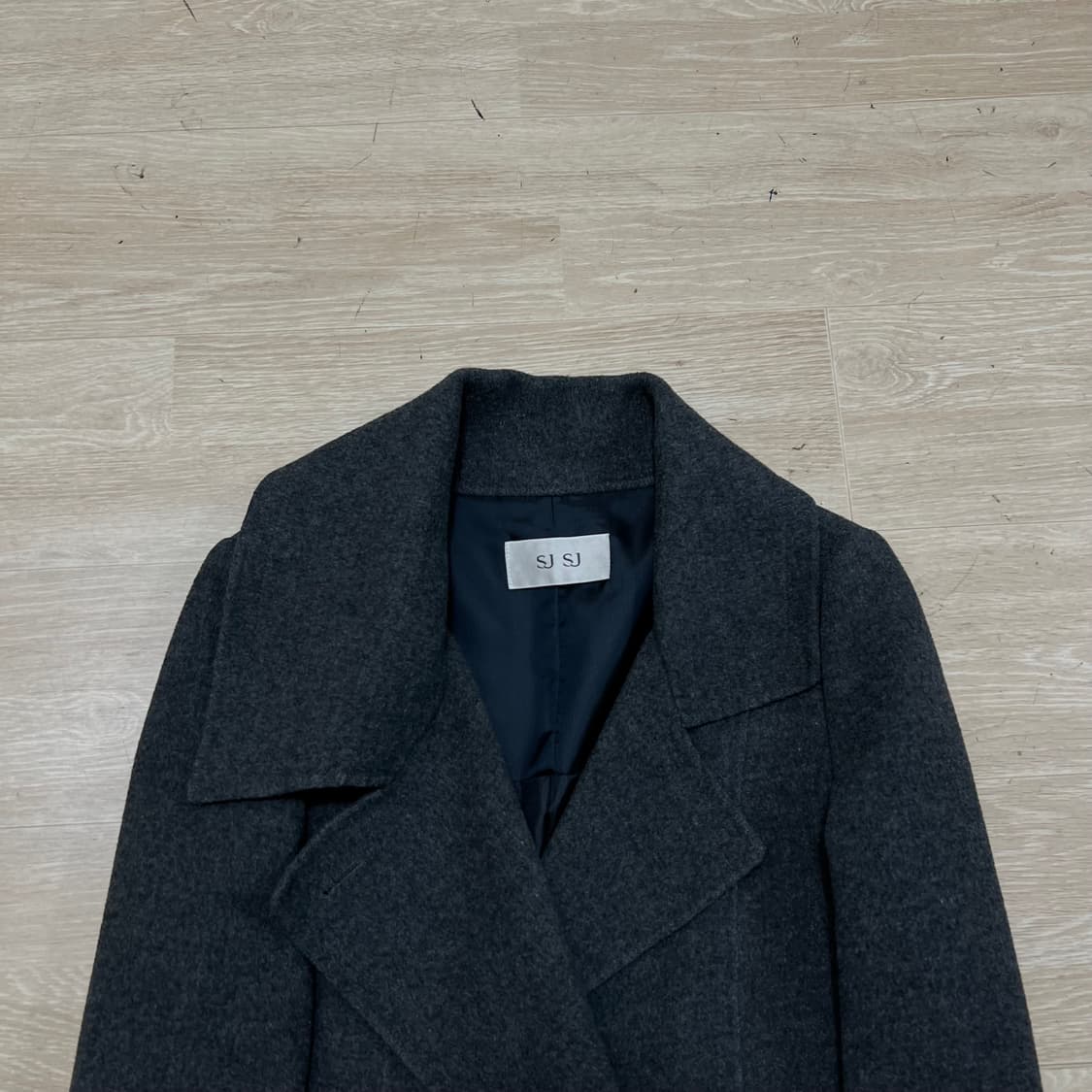 유니클로 모직 싱글코트 자켓 [블랙] L/100 상품이미지2