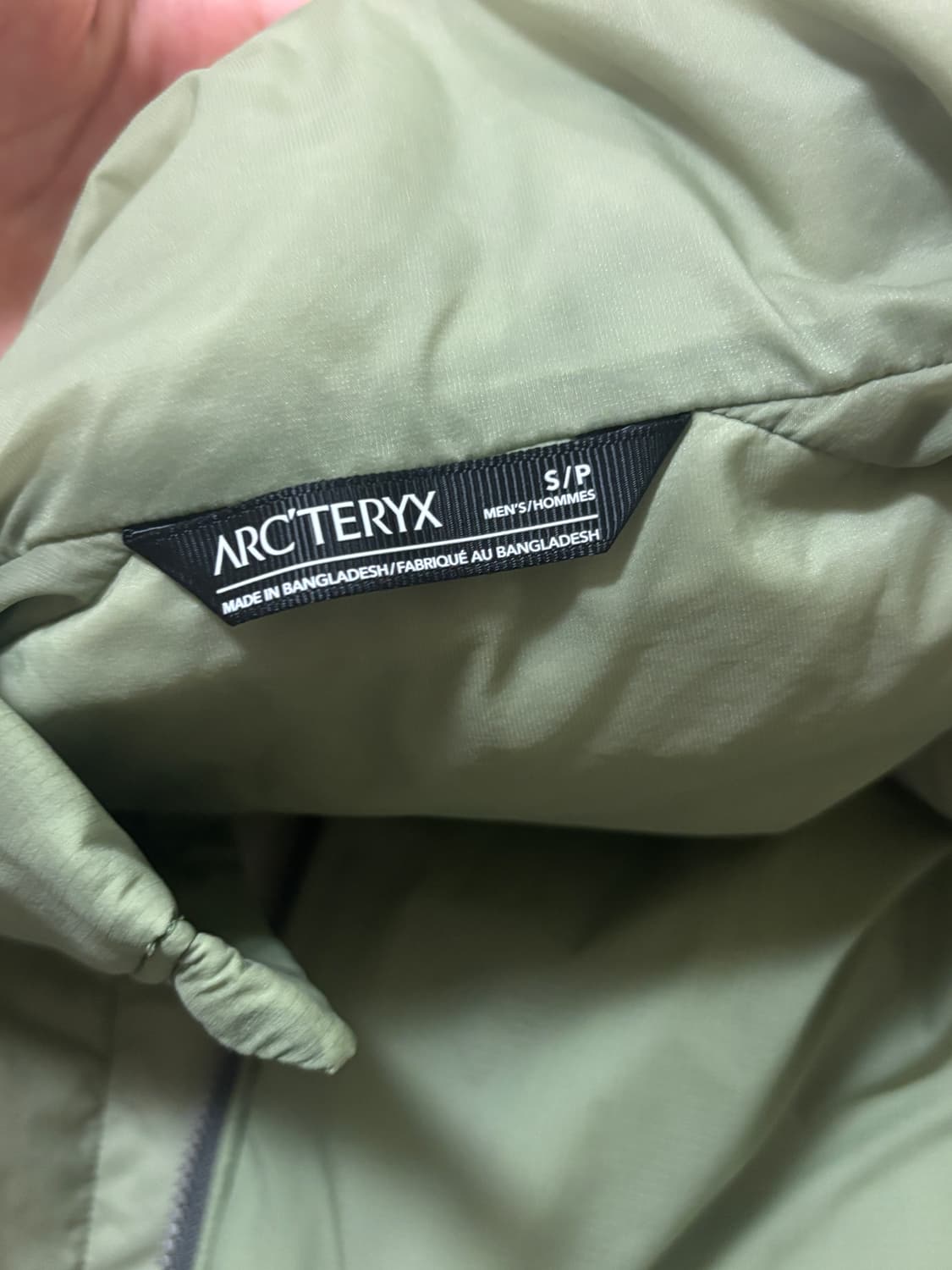 아크테릭스 아톰 후디 클로리스 S size 상품이미지2