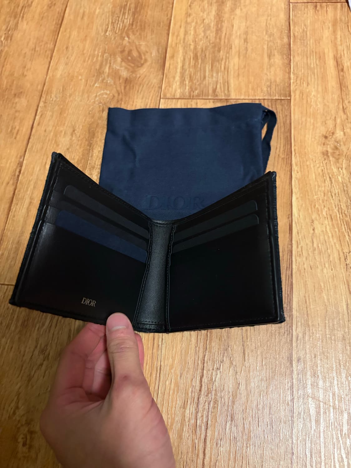 디올 오블리크 자카드 반지갑 상품이미지4