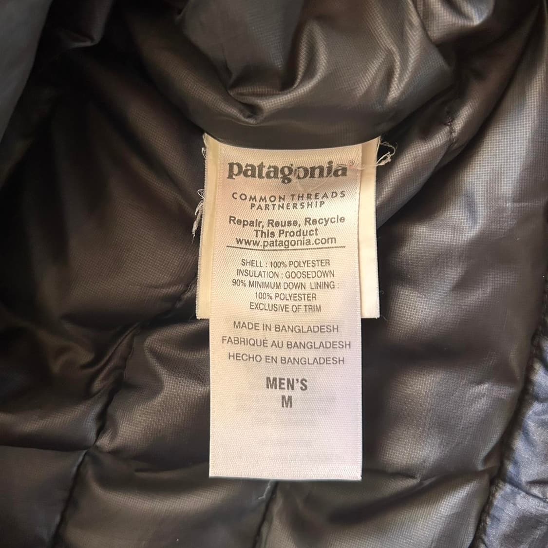 파타고니아 경량패딩 블랙 상품이미지4