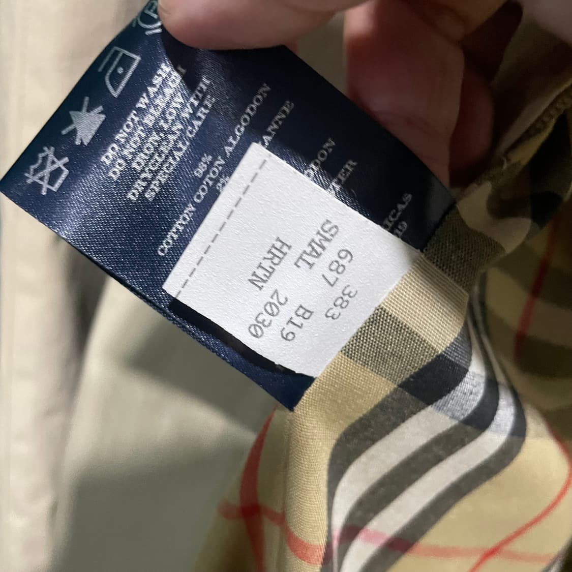 버버리 노바체크 후드 바람막이  상품이미지6