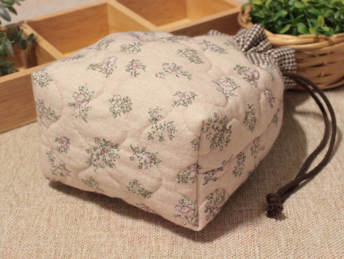 핸드메이드 퀼팅 스트링 파우치 상품이미지7