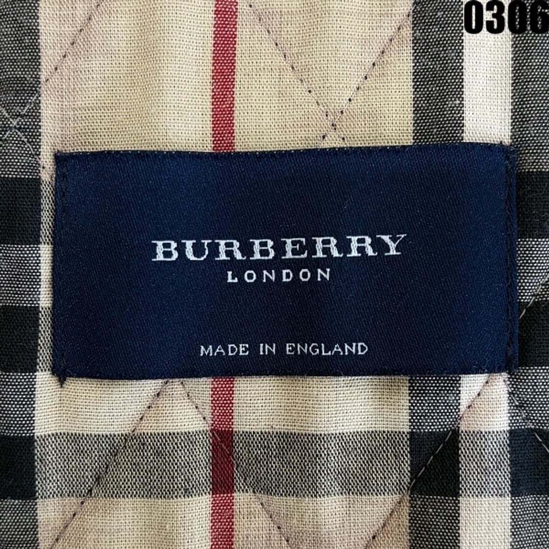 버버리 런던 클래식 퀼팅 자켓 백화점택 L 상품이미지6