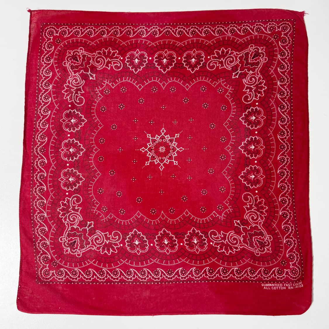 60-70s 레드 페이즐리 반다나 상품이미지1