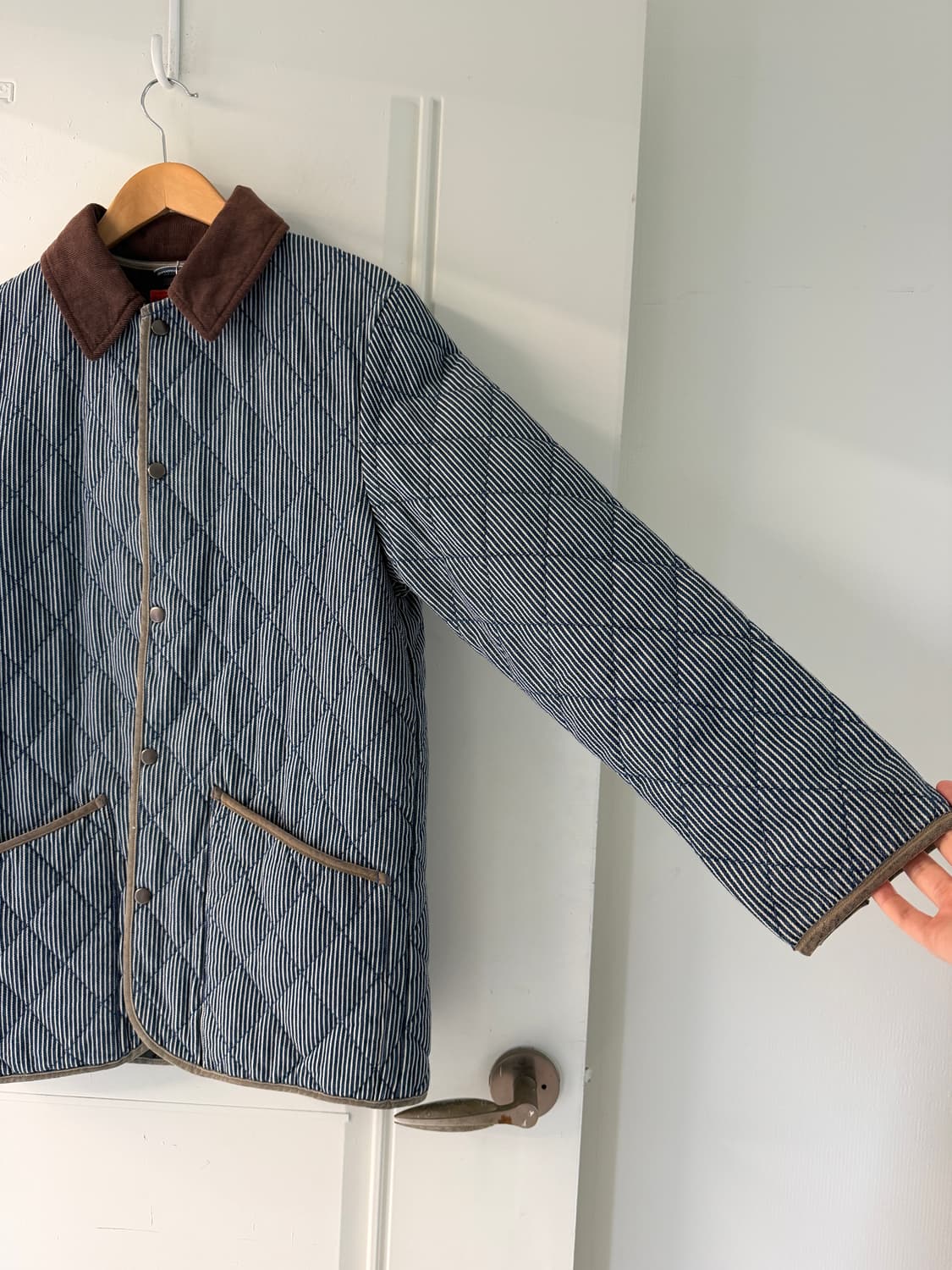 일본빈티지 BAFFY 히코리 퀄팅자켓 상품이미지8