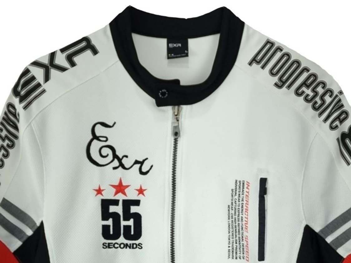 [EXR] Y2K 빈티지 레이싱 스포츠 반팔 져지 집업 자켓 M19718 상품이미지4