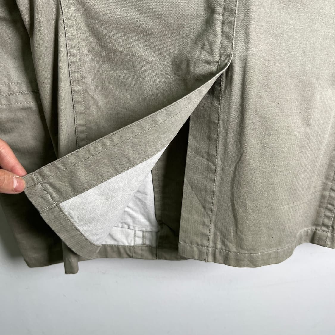 Schlussel 슈리셀 그레이 밀리터리 코튼 자켓  상품이미지6