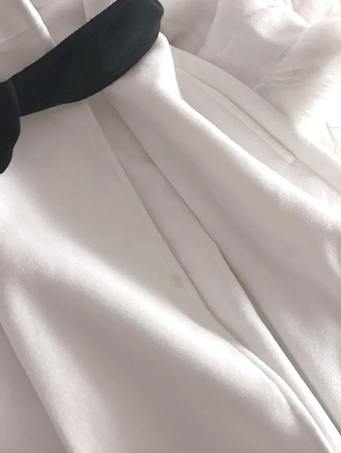 디어리 화이트 퍼 코트 자켓 히메갸루 라떼갸루 상품이미지2