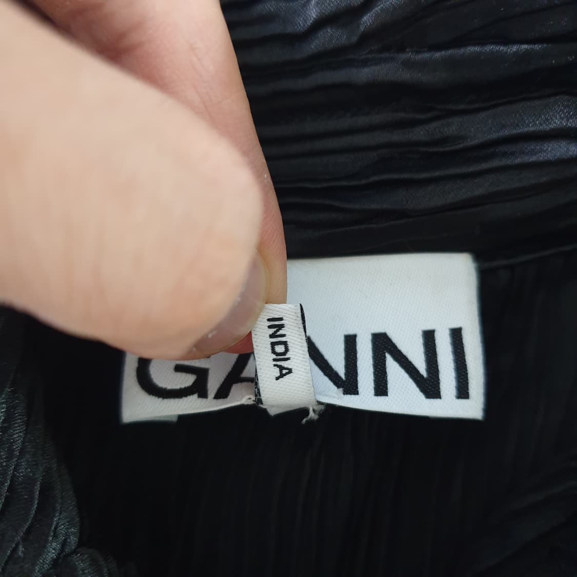 GANNI 플리츠 긴팔 블라우스 상품이미지5