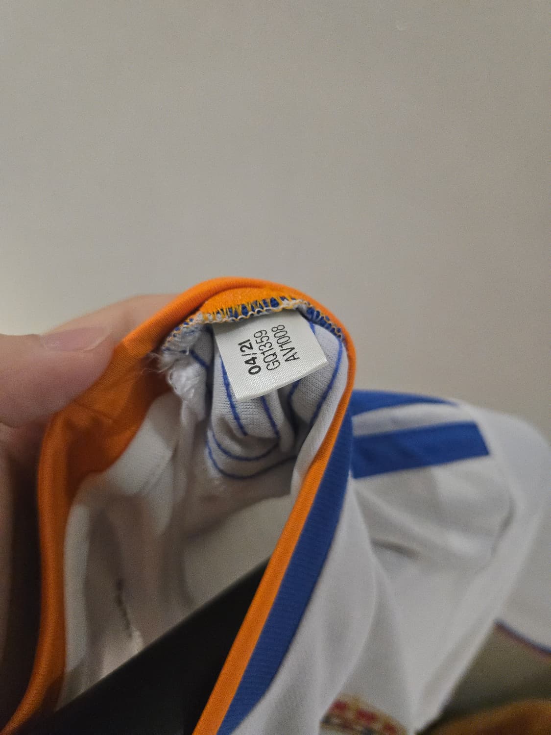 아디다스 레알 마드리드 21-22 유니폼 M 상품이미지4