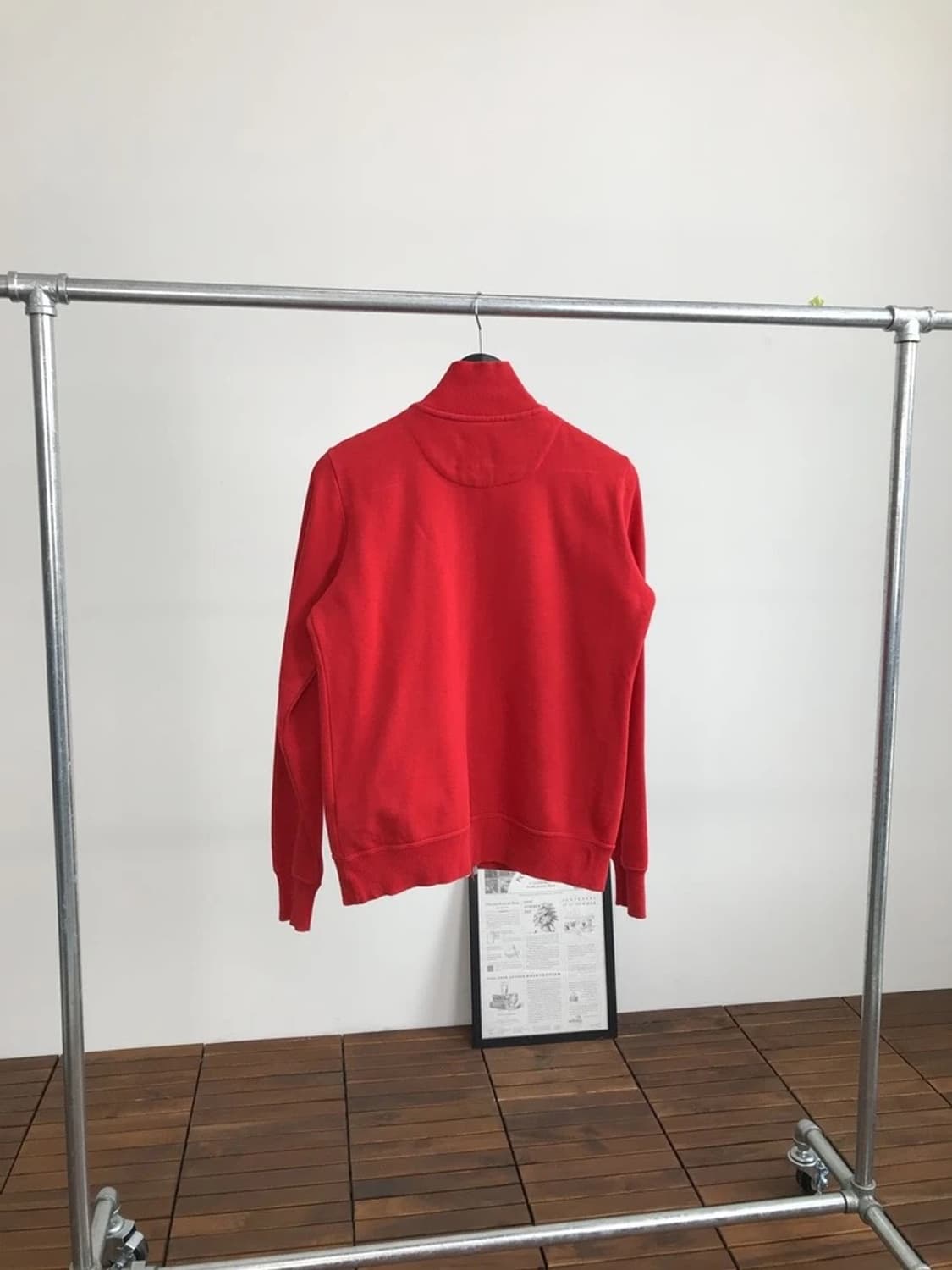 Nike Spellout Red Zip-up Sweatshirt 상품이미지4