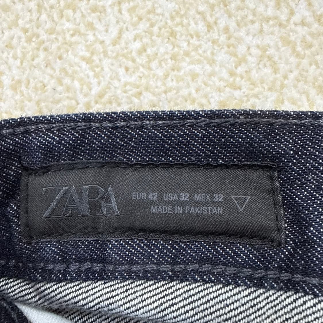 32 자라 생지 와이드 데님팬츠 0210T 상품이미지4