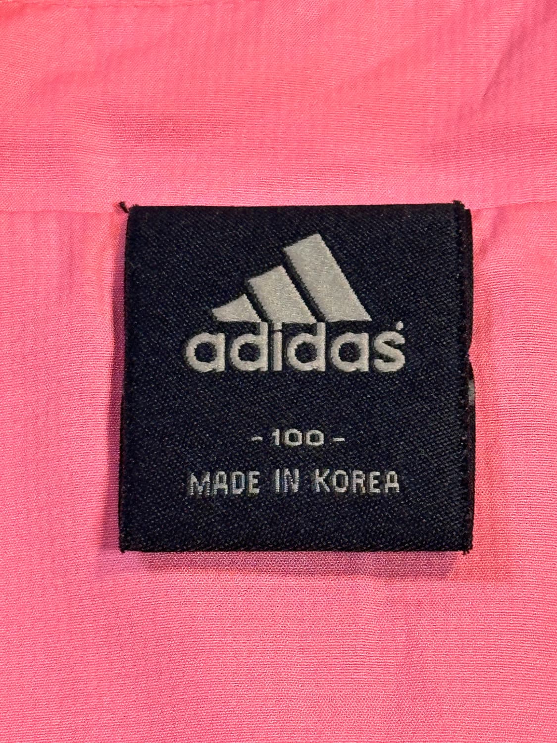 아디다스 ADIDAS 올드스쿨 삼각로고 바람막이 자켓 핑크 상품이미지7