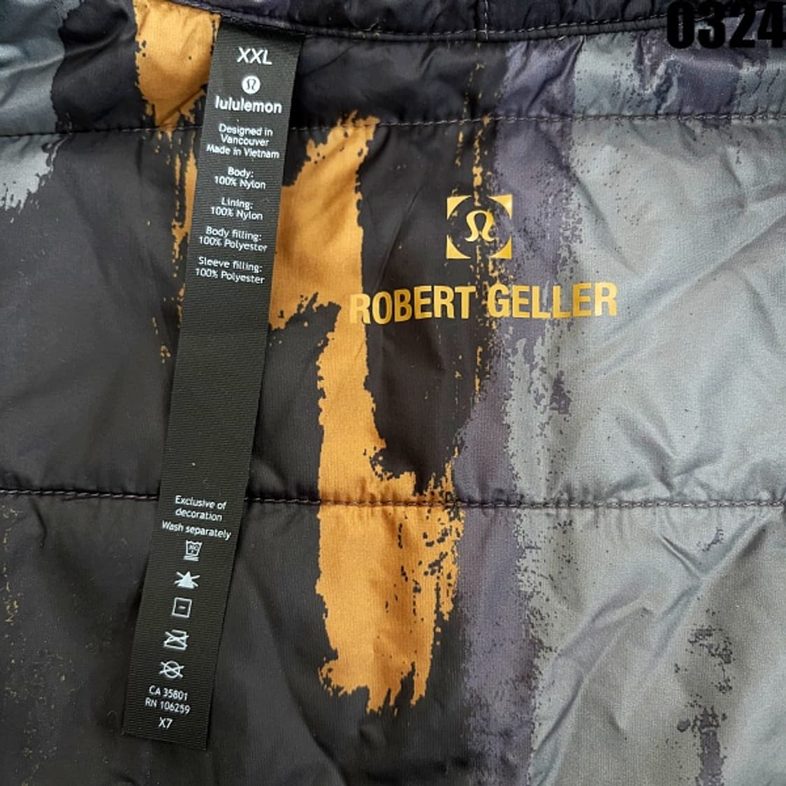 룰루레몬 x 로버트 겔러 리버시블 후드 패딩 자켓 XXL 0324 상품이미지5