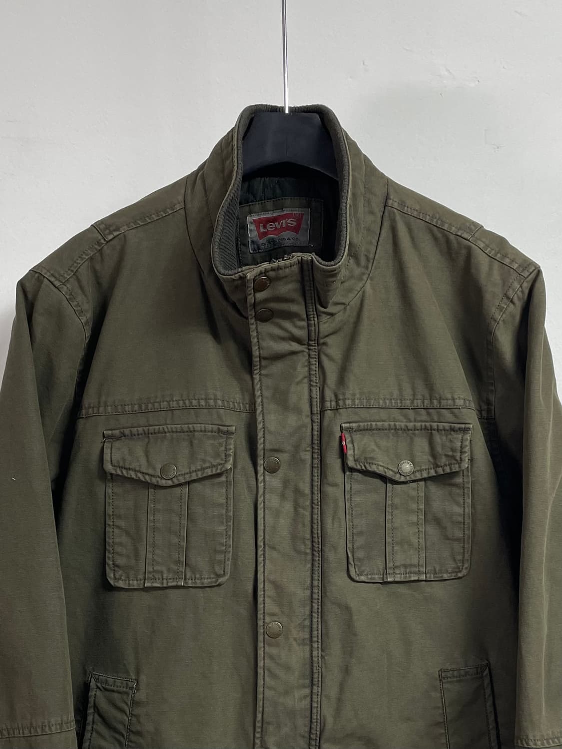 22s 리바이스 가먼트다잉 누빔 트러커 자켓 (on.253)   상품이미지2