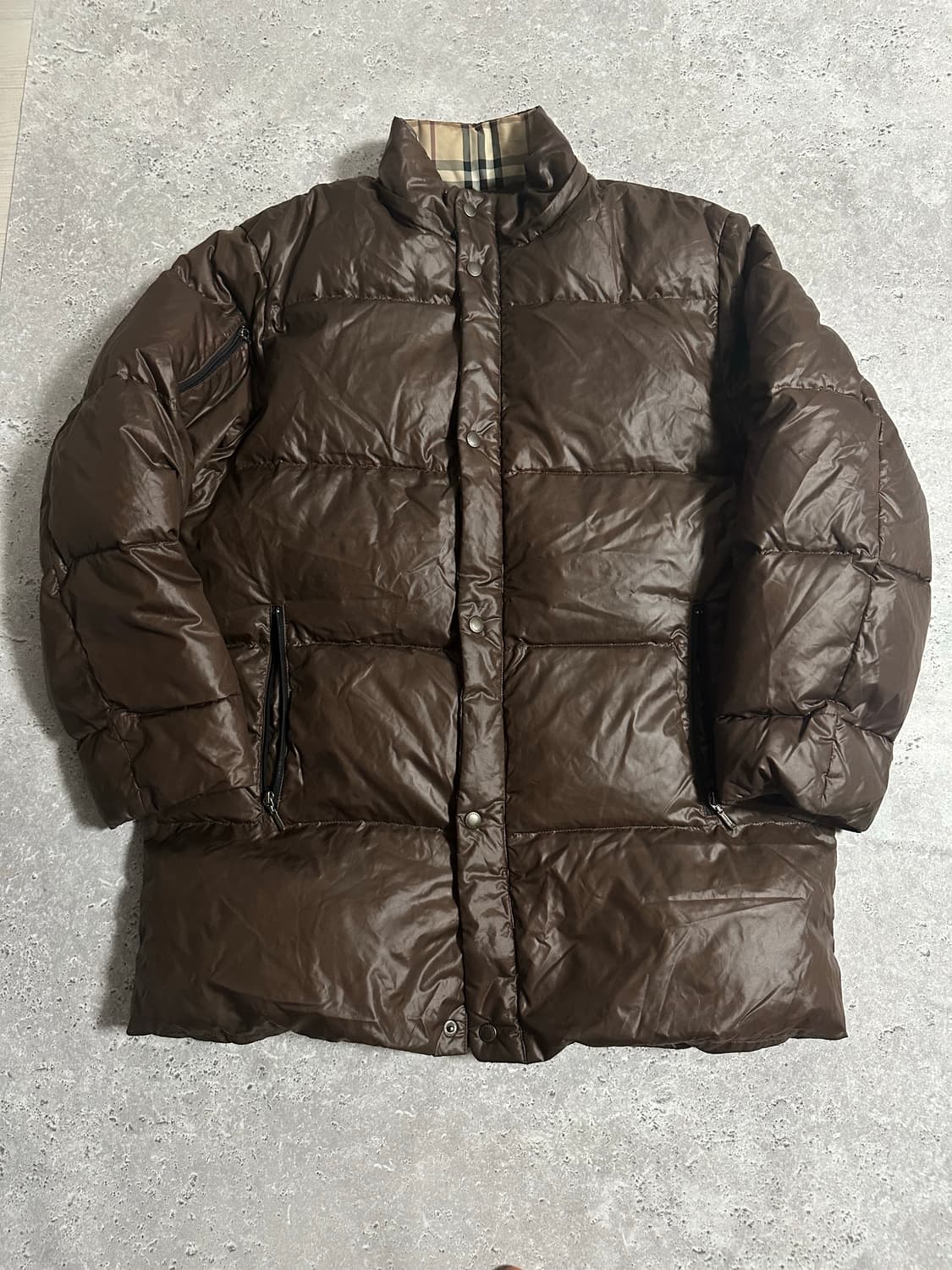 버버리 브라운 다운 자켓 일본내수 상품이미지1