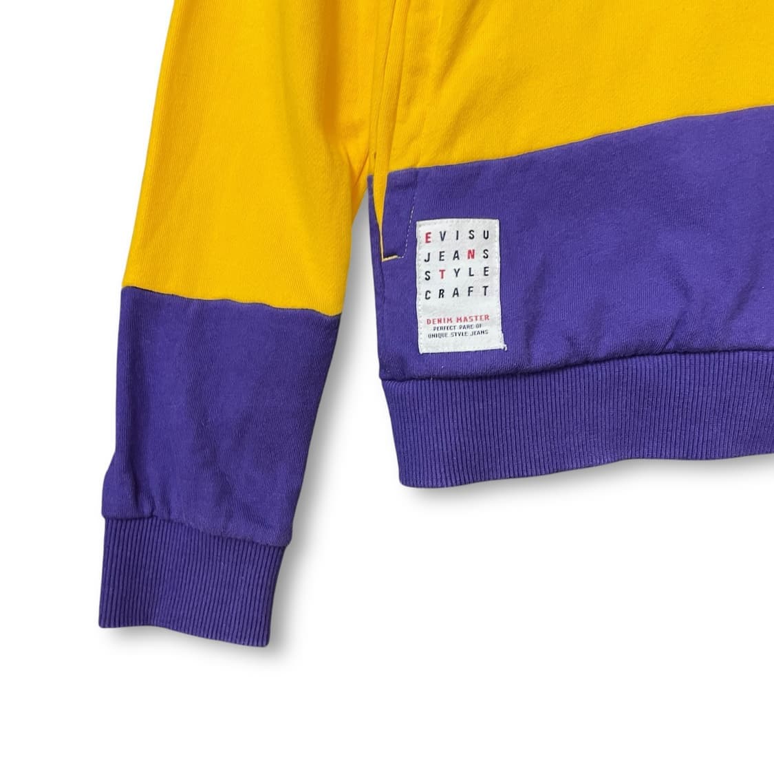 에비수 옐로우퍼플 후드티 상품이미지4